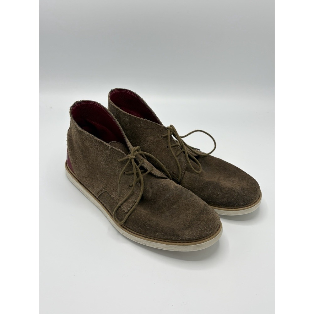 Volcom Suede Chukka Boots Shoes Mens Size 12 Brown Skate Skater‎ Punk